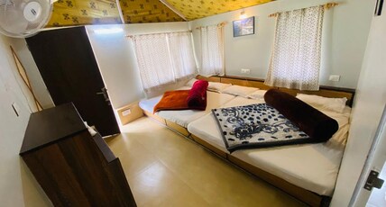 Kasol Camps | Huts & Cottages Room Type - Premium Swiss Cottage on the Riverside