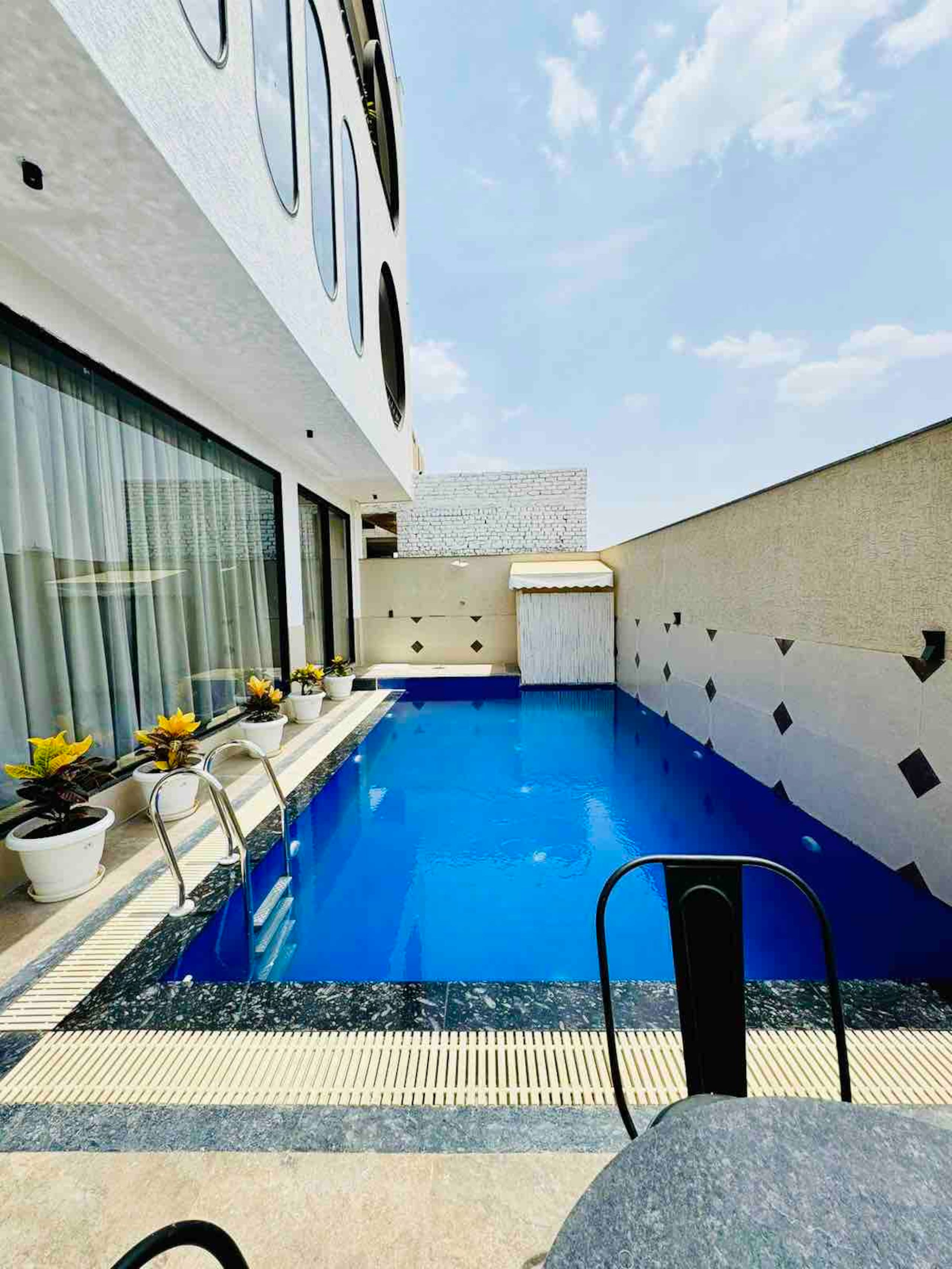 Aero Breeze 3BHK Pool Villa w Runway View - Tap to explore photos