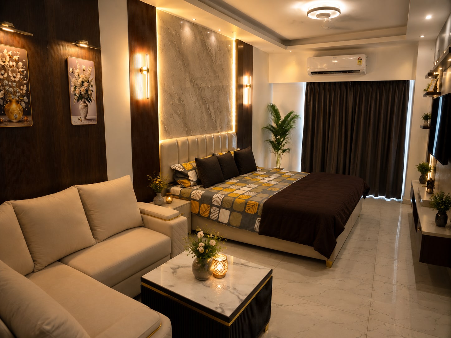Studio Stay at Ufairia Mall Greater Noida West - Tap to explore photos