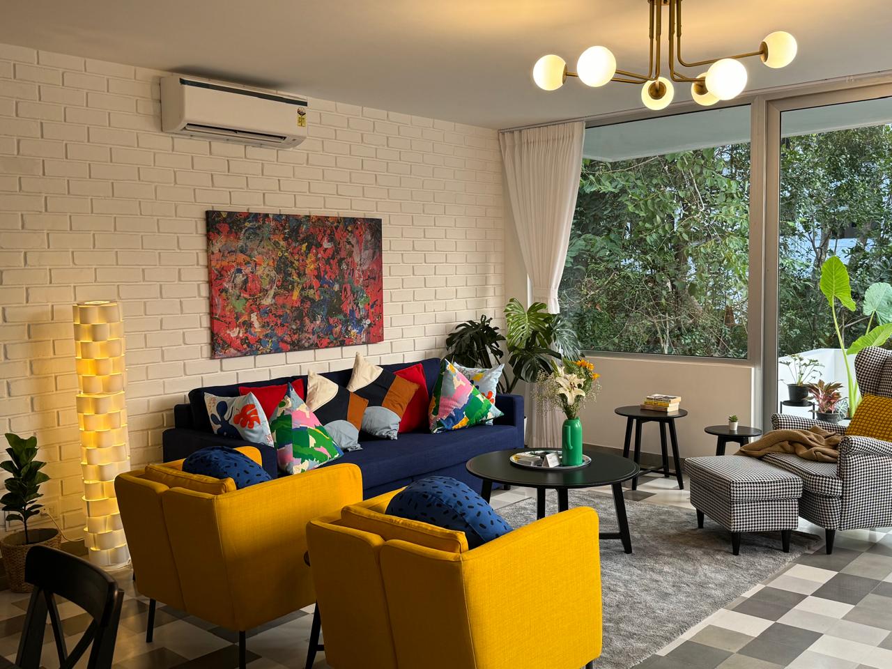 Sereno Aurora - Luxury 2BHK near Candolim (with private balcony) - Tap to explore photos