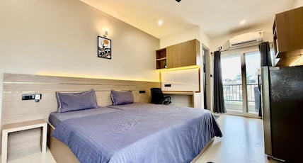 Fortale Prime Apartments Room Type - Studio Premium Non-AC | Twin-Bed | Balcony | Kitchen | Washing M Fortale Prime Apartments Room Type - Studio Premium Non-AC | Twin-Bed | Balcony | Kitchen | Washing M