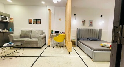 Studio Room with Terrace near Airport Room Type - Serviced studio Apartment