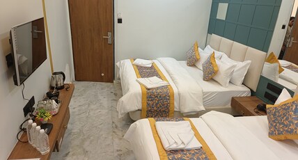 Hotel Indore Palace, Feel At Home (Newly Renovated Hotel) Room Type - Family Room Quadruple Sharing Hotel Indore Palace, Feel At Home (Newly Renovated Hotel) Room Type - Family Room Quadruple Sharing