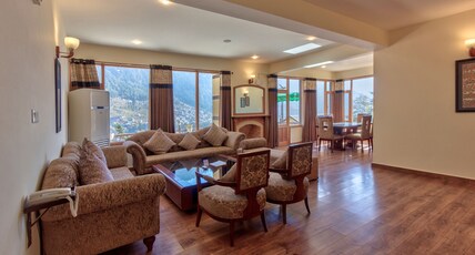 Shingar Regency - Centrally Heated Comfort (5 minutes drive from the Mall Road) Room Type - Private Two Room Villa Centrally Heated - Valley View | Balcony Shingar Regency - Centrally Heated Comfort (5 minutes drive from the Mall Road) Room Type - Private Two Room Villa Centrally Heated - Valley View | Balcony