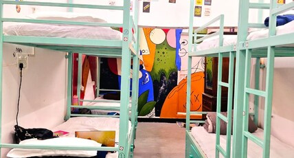 The Nomad Cave Lucknow Room Type - 8 Beds Mixed Dorm