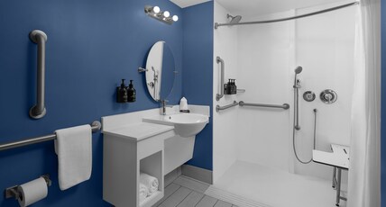 Hotel Indigo Mount Pleasant Room Type - 1 King Standard Mobility Accessible Transfer Shower Hotel Indigo Mount Pleasant Room Type - 1 King Standard Mobility Accessible Transfer Shower
