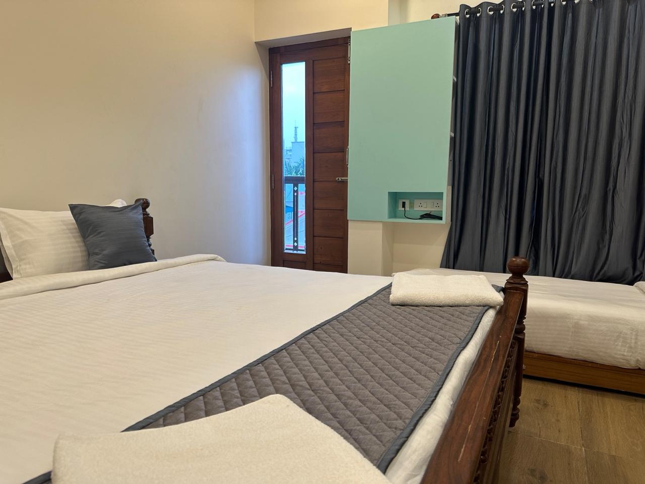 Serene Villa Charming 2BHK Villa with Roof Swing Cozy Balcony - Tap to explore photos