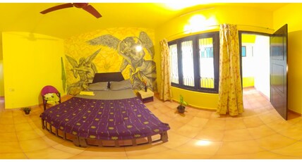 Santa Maria Hostel Kovalam Room Type - DELUXE DOUBLE ROOM With Balcony