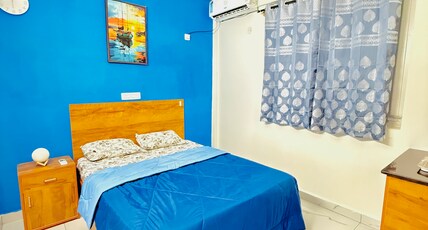 Tranquil Blue Getaway Pent house for couples Ac Room Type - Bedroom