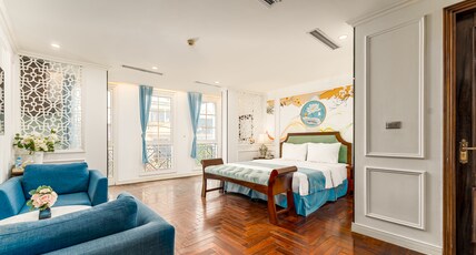 Hanoi Maro Hotel Room Type - Family Room With Balcony City View Hanoi Maro Hotel Room Type - Family Room With Balcony City View