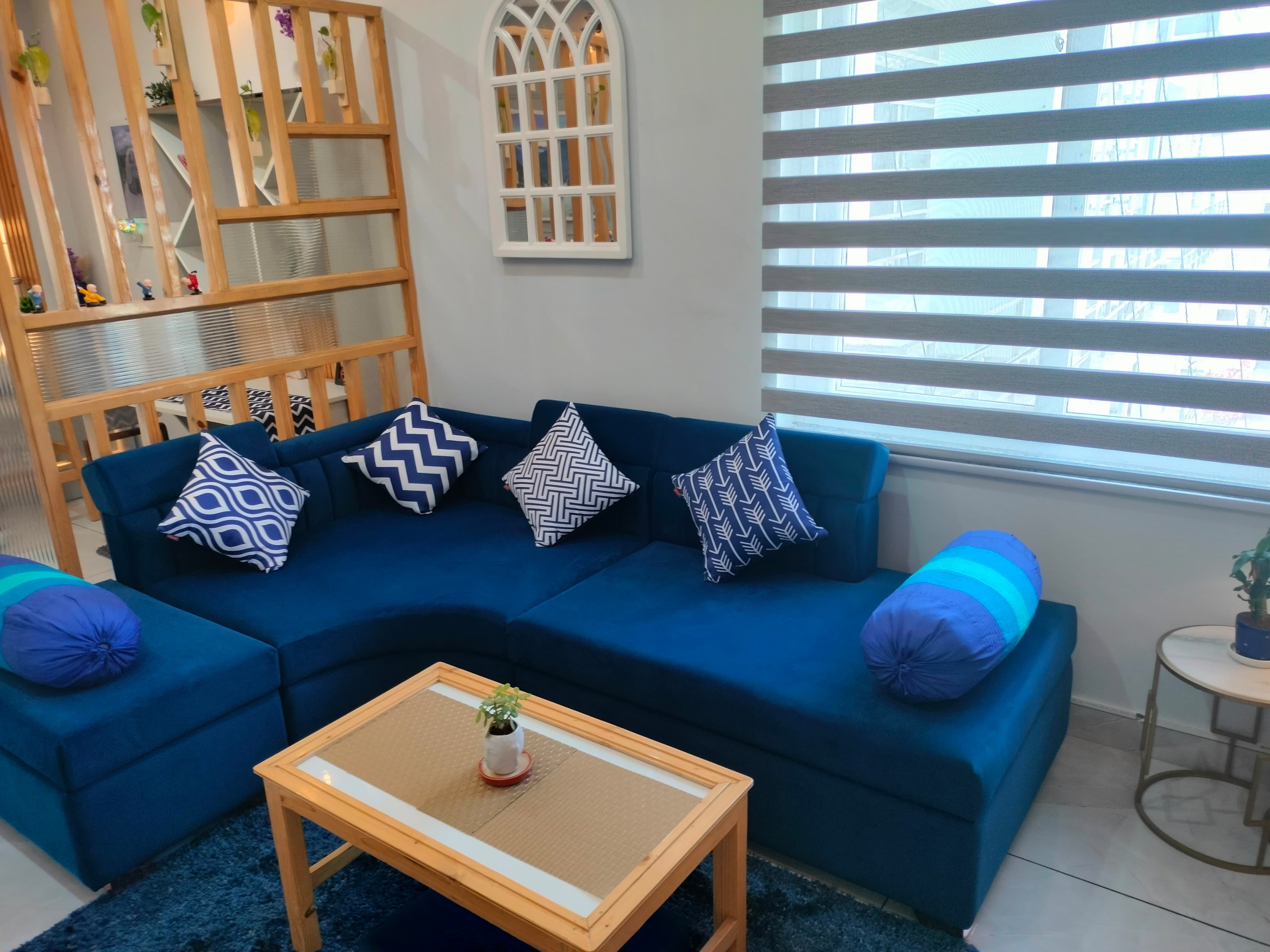 Blue Heart Home by the Ganges Cosy 1Bhk-Veerbhadra - Tap to explore photos