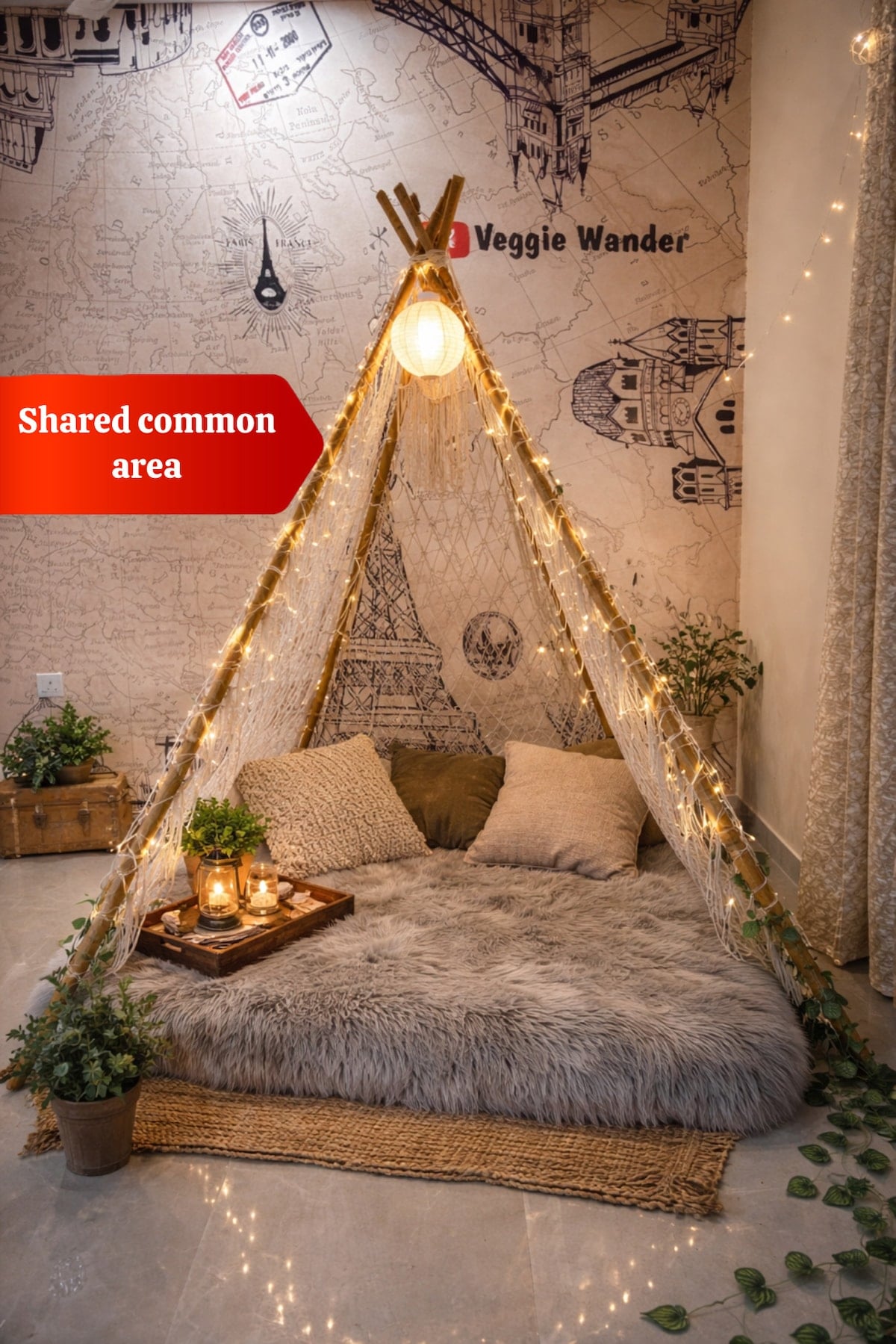 Modern Room with Mountain View in Dehradun - Tap to explore photos