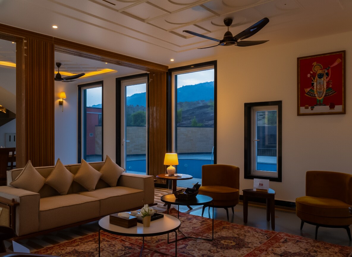 ELIVAAS Signature Terra Cove 6 BHK Retreat with Pvt Pool - Tap to explore photos