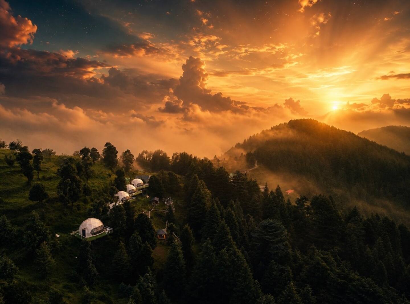 Kanatal Glamping - Tap to explore photos