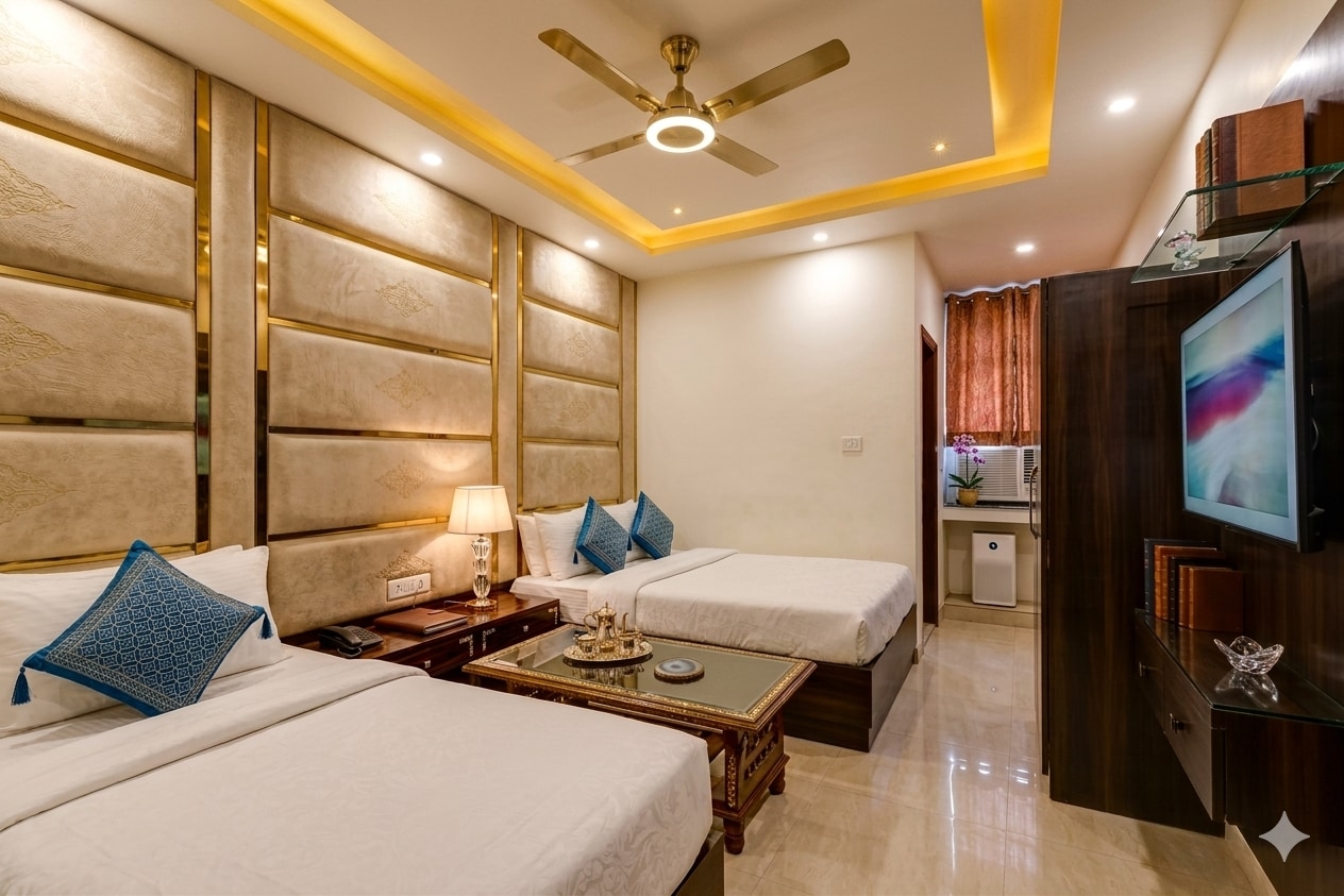 Hotel Suzi International 2 Min Walk From New Delhi Railway Station - Tap to explore photos