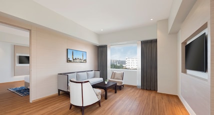 Mercure Lucknow Gomti Nagar - An AccorHotels brand Room Type - Privilege Luxe Suite with 1 double bed and sofa Mercure Lucknow Gomti Nagar - An AccorHotels brand Room Type - Privilege Luxe Suite with 1 double bed and sofa