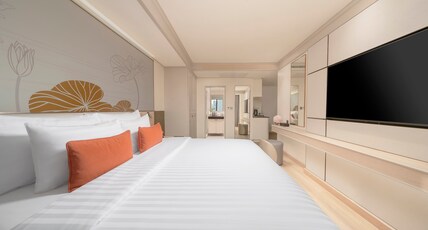 Centre Point Sukhumvit 10 Room Type - Grand Deluxe - child breakfast extra cost at THB 265 per night pay at hotel