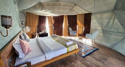 Navira Hills Domes Rishikesh Room Type - Geo AC Domes with Attached Washroom and Mountain View