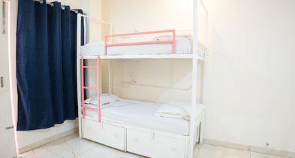 Trippme Rishikesh - Boutique Hostel, Tapovan Room Type - Single Bed in 6-Bed Premium AC Female Dorm with Balcony and Ensuite Bathroom Trippme Rishikesh - Boutique Hostel, Tapovan Room Type - Single Bed in 6-Bed Premium AC Female Dorm with Balcony and Ensuite Bathroom