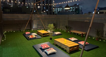 Charter Stays  Terrace 1BHK in Gachibowli Near AIG Hospital Room Type - Charter Stays 1BHK Rooftop with Candlelight Setup  and Garden Terrace Gachibowli (MFB 602)