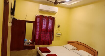 ADITHYA BOARDING & LODGING Room Type - Deluxe AC Double Bed Room