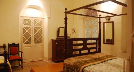 SaffronStays Parsi Manor  Room Type - Deluxe Double Room