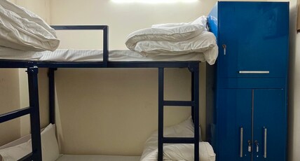 Back Stayz Delhi Room Type - Bed in a 4 Bed Mixed Dormitory
