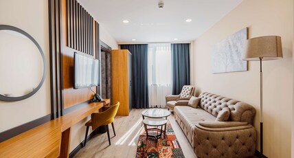 Best Western Plus Batumi Room Type - 1 King Bed, Non-Smoking, Junior Suite, Sofabed, Separate Living Room, Kitchenette, Air-Conditioned Best Western Plus Batumi Room Type - 1 King Bed, Non-Smoking, Junior Suite, Sofabed, Separate Living Room, Kitchenette, Air-Conditioned