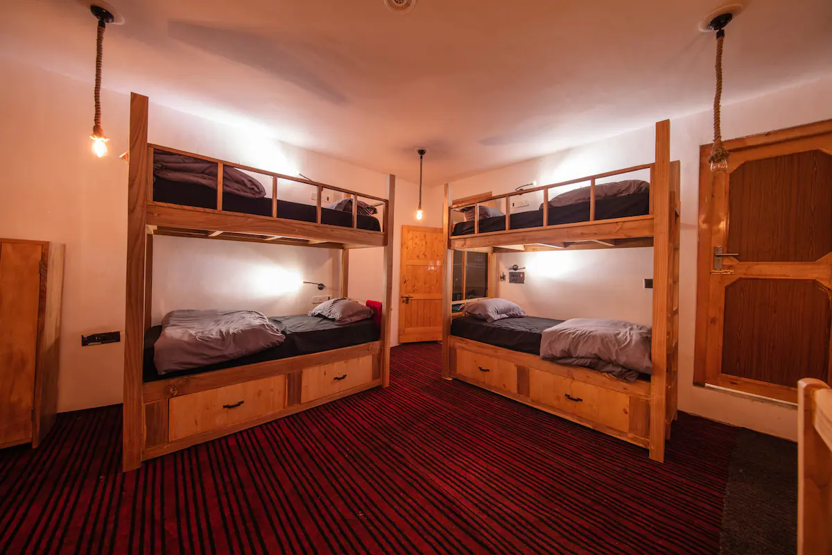 Gutur House | A Boutique Hostel In Leh Room Type - Juniper Dorm (4 Bed Female only)