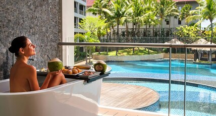 The Stones Hotel Legian Bali Room Type - 1 King Bed, Pool View, Balcony, Deluxe Room The Stones Hotel Legian Bali Room Type - 1 King Bed, Pool View, Balcony, Deluxe Room