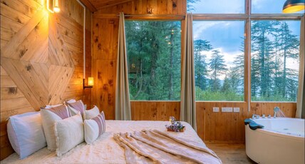 The Jungle Cabin, Jibhi Room Type - Treehouse with Private Jacuzzi