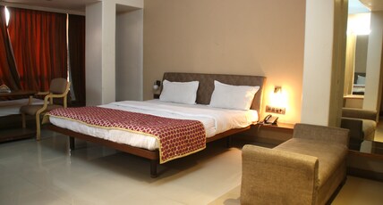 Hotel Panchalee Deluxe ( Gokul Group Hotel Next to Railway Station ) Room Type - Executive AC King Bed