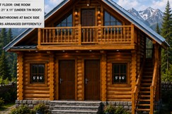 Riverwood log hut