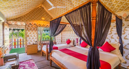 THE ROYAL HERITAGE TENT RESORT Room Type - AC Deluxe Tent