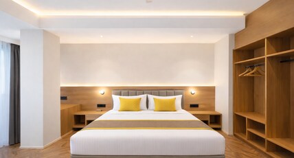 Hotel Mid Town (2 min to walk MG Marg) Room Type - Luxury Room with Panoramic Mountain View