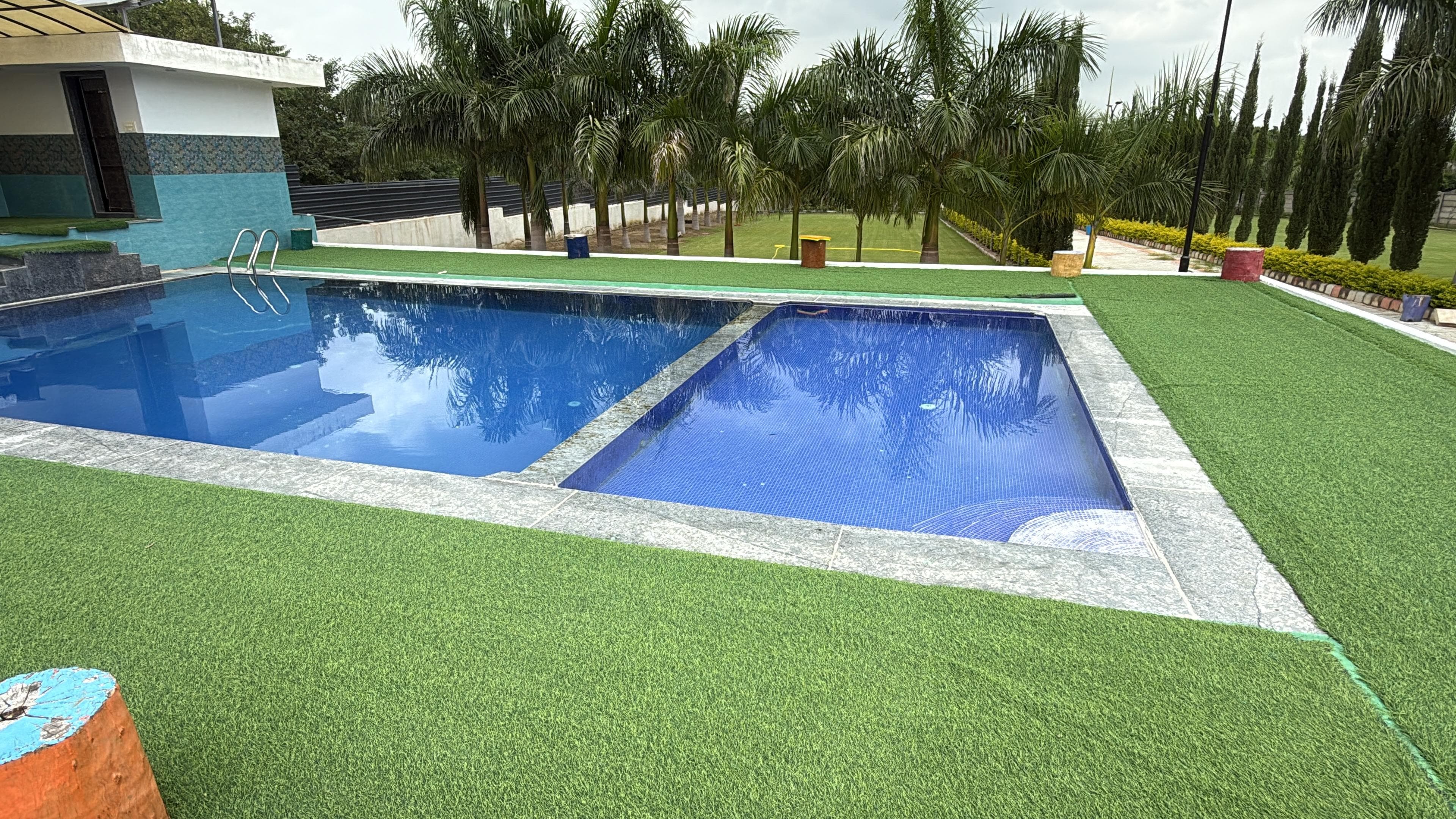 Kisan Farm House | Serene 2BR Villa with Private Pool & Garden, Hillside Stay - Tap to explore photos