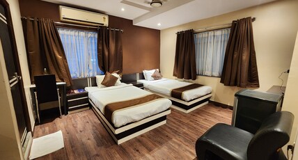 Hotel Saad -1 km from Biswa Banga Mela Prangan Room Type - Executive AC Room with Free WIFi and Work Desk