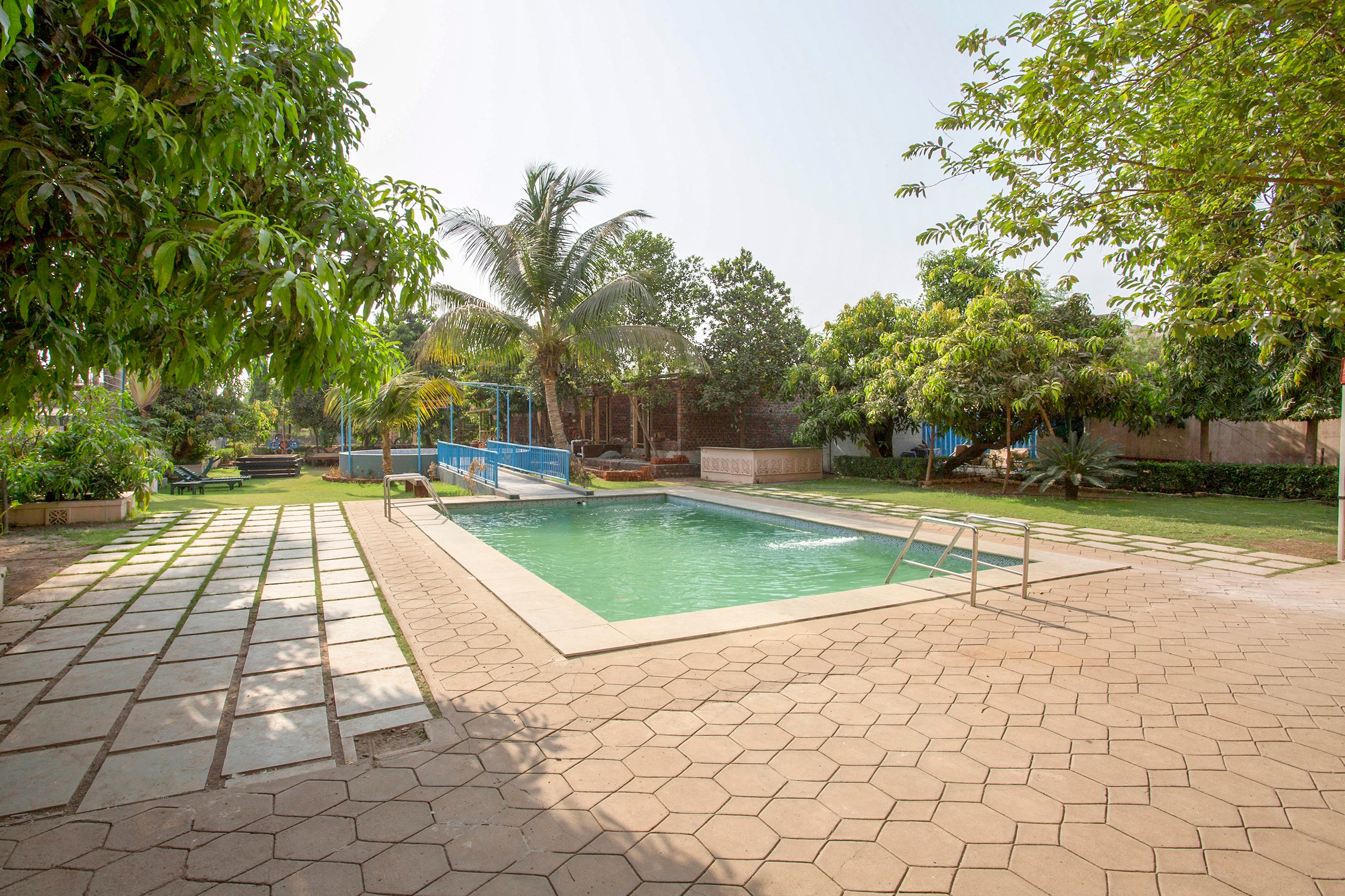 Pushp Vatika Resort & Lawns | Rooms & Pool - Tap to explore photos