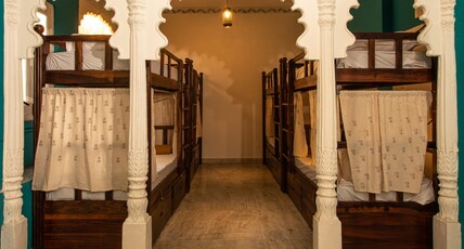 Hostel Mantra Udaipur Room Type - Bed in 8 Bed AC Mixed Dorm with Attached Bathroom