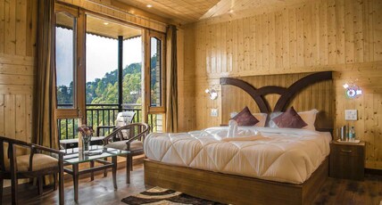 MOUNTAIN VIEW RESORT , CHAIL Room Type - wooden cottage