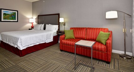 Hampton Inn & Suites Fredericksburg Room Type - 1KNG BALC COURTYARD NOSMOK