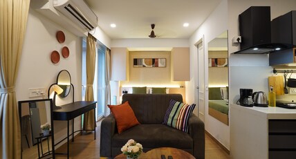 Luxora Stays | Beside Airport | Entire Apartments Room Type - B319| Smart TV|Coffee Maker|Inverter Backup