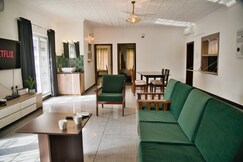 Spacious Retro Modern 2BR Home Panampilly Nagar