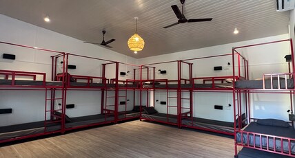 Whoopers Hostel Palolem | Room & Dorms Room Type - Bed in 12-bed Mix AC Dorm