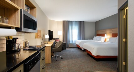 Candlewood Suites APEX RALEIGH AREA, an IHG hotel Room Type - 2 Double Beds Studio Suite