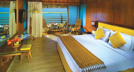 Poovar Island Resort Room Type - Floating Cottage With Balcony and Sea View ( child not allowed ) Poovar Island Resort Room Type - Floating Cottage With Balcony and Sea View ( child not allowed )