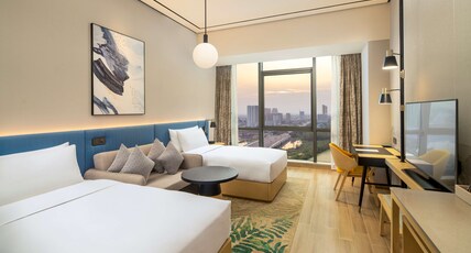 Hilton Garden Inn Changde Dingcheng Room Type - TWIN GUEST ROOM LAKE VIEW