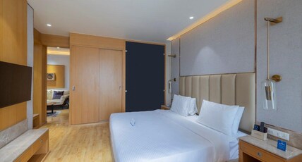 Sarovar Portico Morbi Room Type - Junior Suite - 1 King Bed 46SQM Free WiFi Kitchen Living Area