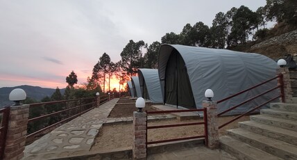 Shanti Himalaya Glamp Resort Beyond Corbett Room Type - Valley View Glamp 4