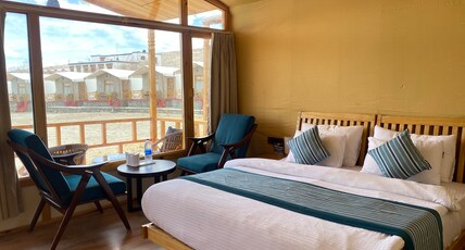 Pangong Retreat Room Type - Premium Cottages With Lake View
